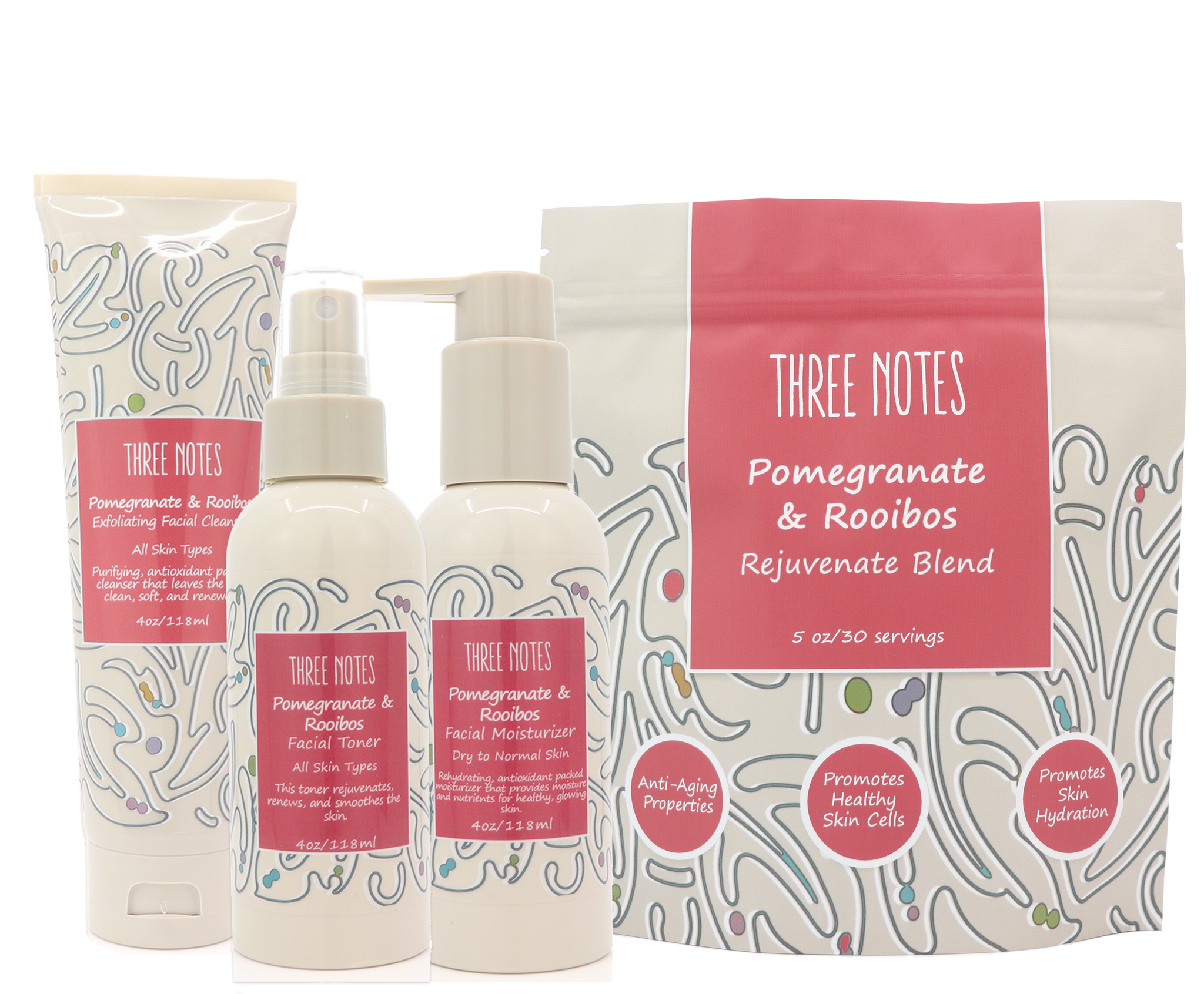 Pomegranate & Rooibos Rejuvenate Kit - 2 Part System