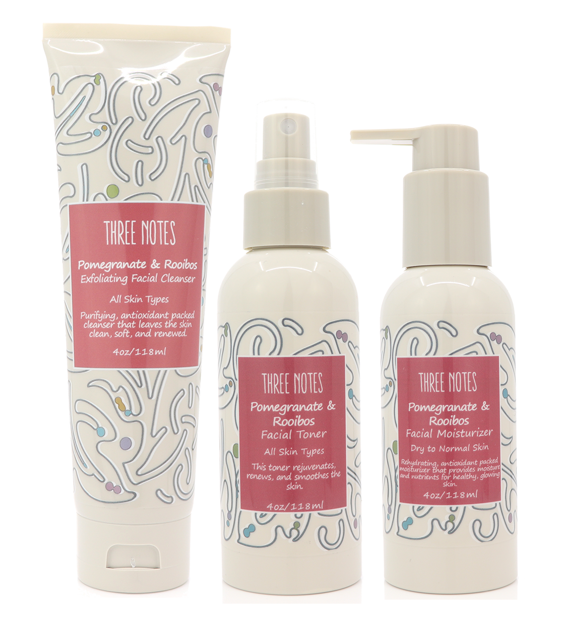 Pomegranate & Rooibos Rejuvenate Kit | Natural Skincare by Three